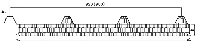 Drawings of EPS sandwich panel